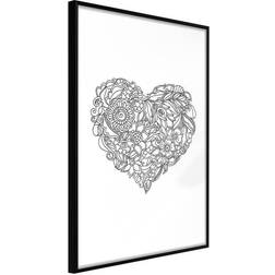 Arkiio Affisch Ethnic Heart [Poster] 40x60 Poster